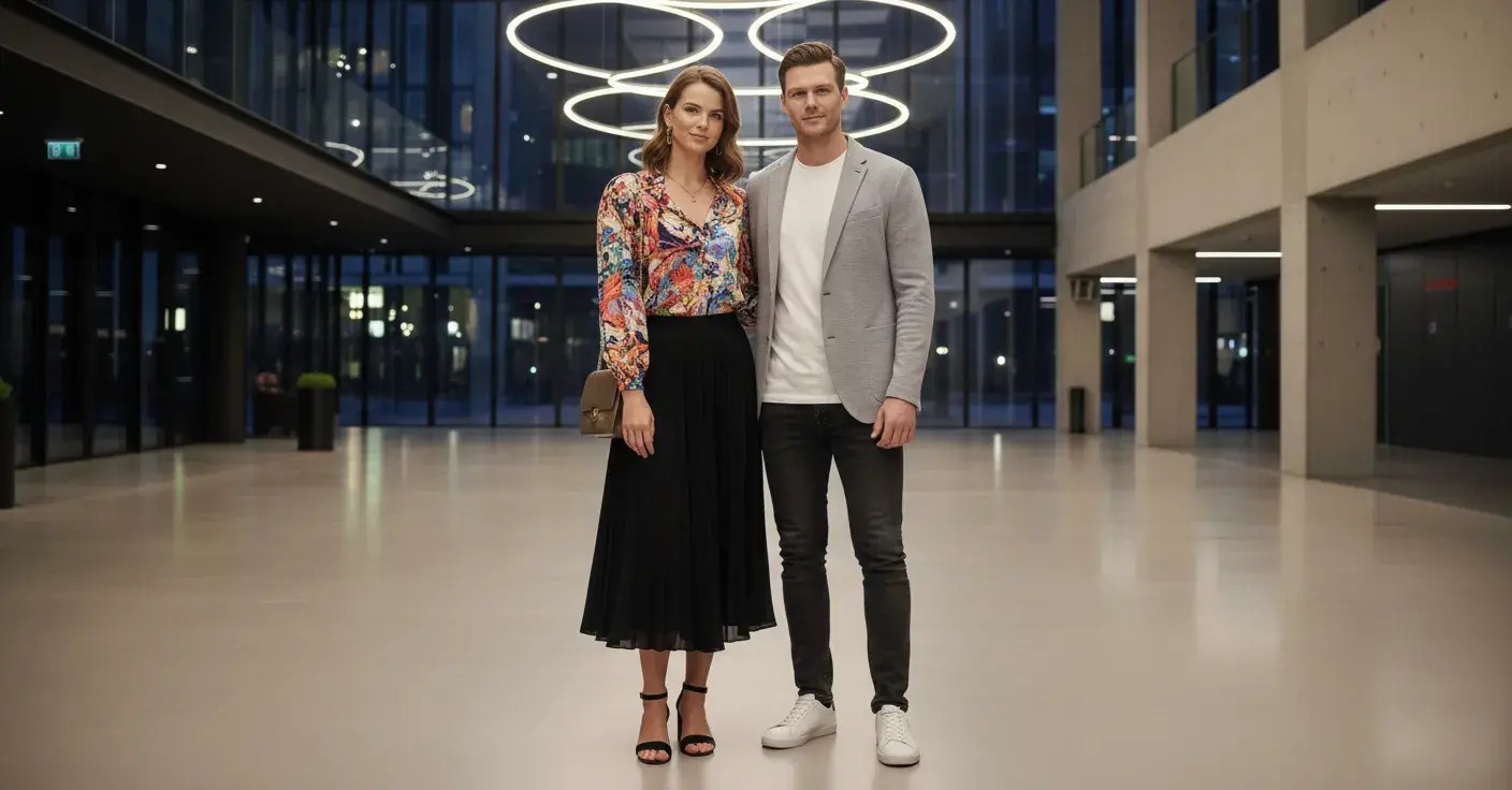 Jak se obléknout na muzikál - mladý pár